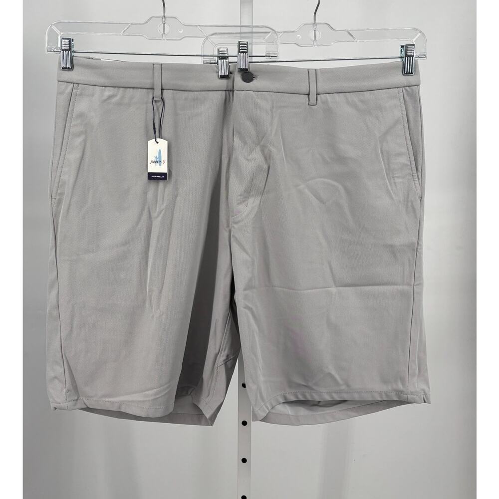 Johnnie-O Cross Country Shorts Prep-formance Mens 46 Gray Athleisure Sports NEW